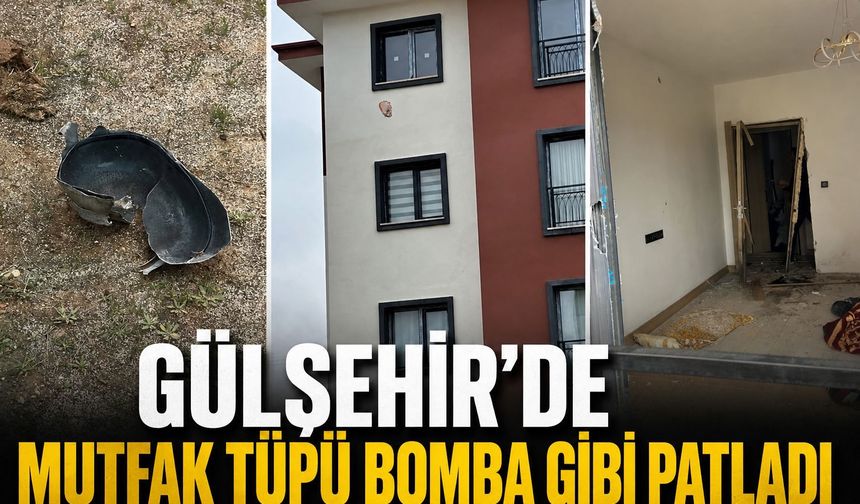 Gülşehir’de Mutfak Tüpü Bomba Gibi Patladı