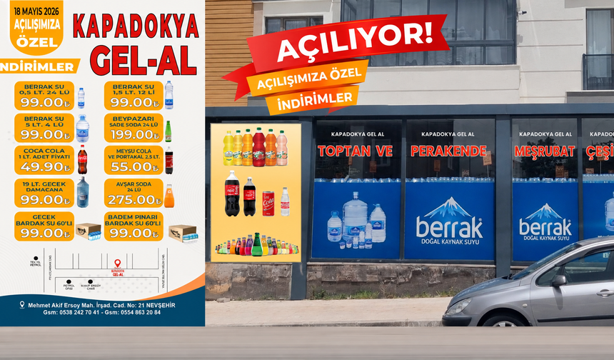 Kapadokya Gel-Al Nevşehir’de Kapılarını Açıyor