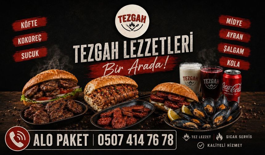 Nevşehir’in Sokak Lezzeti Tezgah’tan Alo Paket Hizmeti: 0507 414 76 78