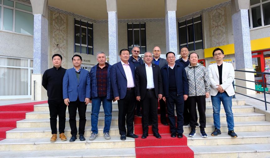 Gülşehir Belediye Başkanı Erkan Çiftci Çin Heyetini Ağırladı