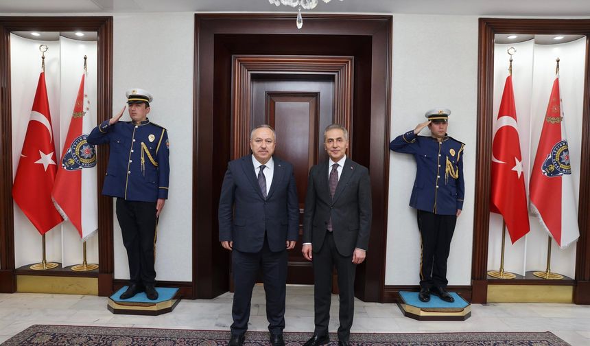Nevşehir Valisi Hüseyin Kök, Emniyet Genel Müdürü Ali Fidan’ı Ziyaret Etti