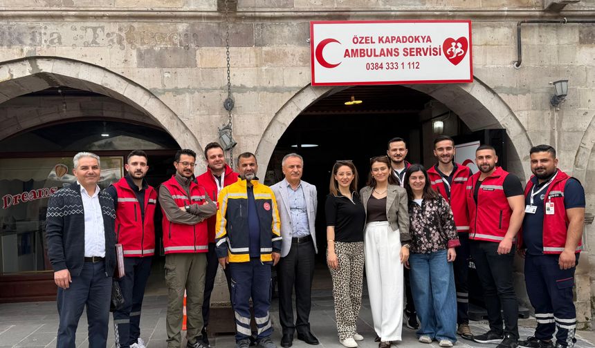 Kapadokya Ambulans Servisi Denetimden Başarıyla Geçti