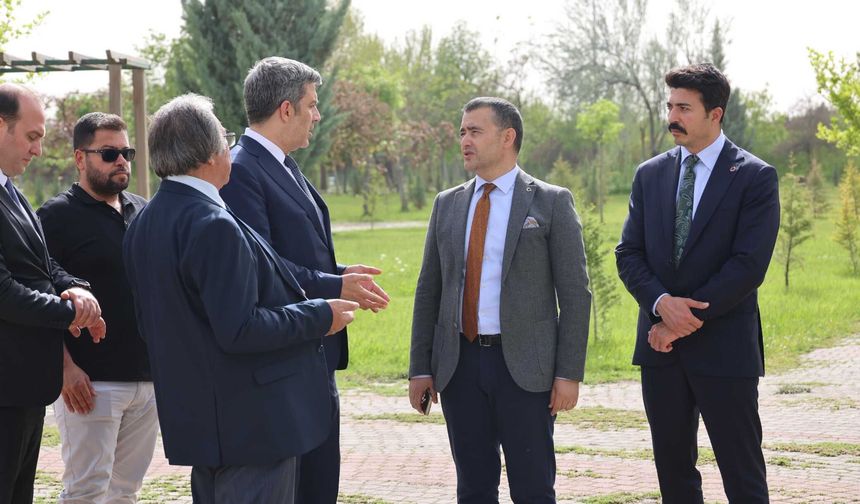 Kapadokya Alan Başkanı Aslanbay, Kaymakam Bilici ve Başkan Sarıtaş ile Avanosta İncelemelerde Bulundu