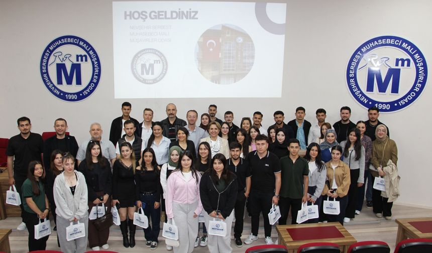 Nevşehir SMMM Odasında Geleceğin Meslek Mensuplarıyla Buluşma