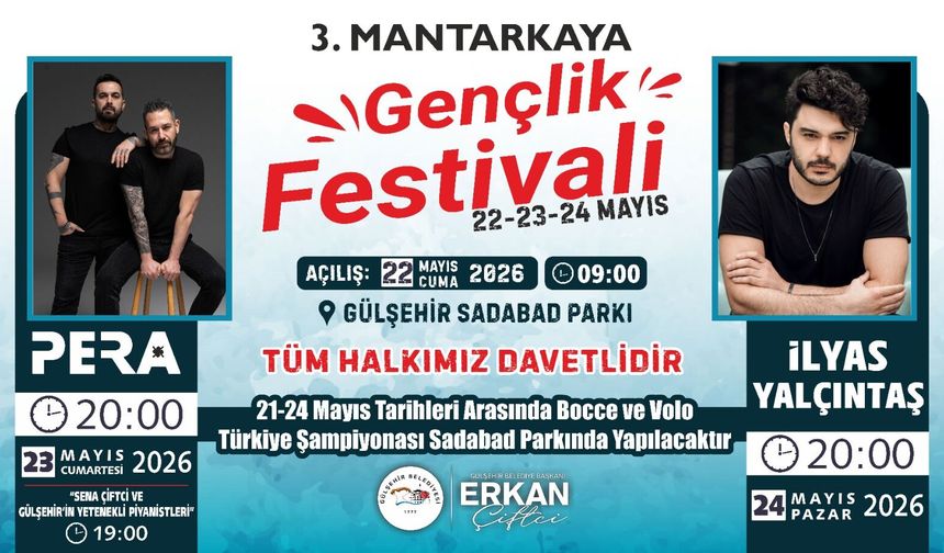 Gülşehir’de Gençlik ve Müzik Dolu Festival Başlıyor
