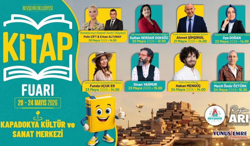 Nevşehir Kitap Fuarı, Söyleşi ve İmza Günleriyle Dolu Dolu Geçiyor