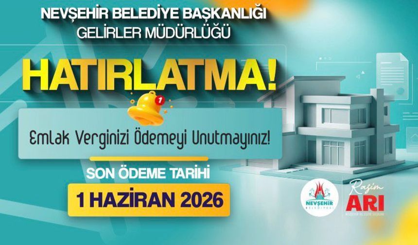 Hatırlatma; Verginizi Ödemeyi Unutmayın!