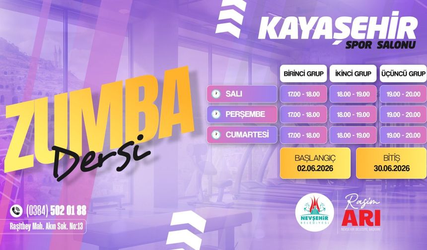 Nevşehir’de Spor Eğlenceyle Birleşiyor