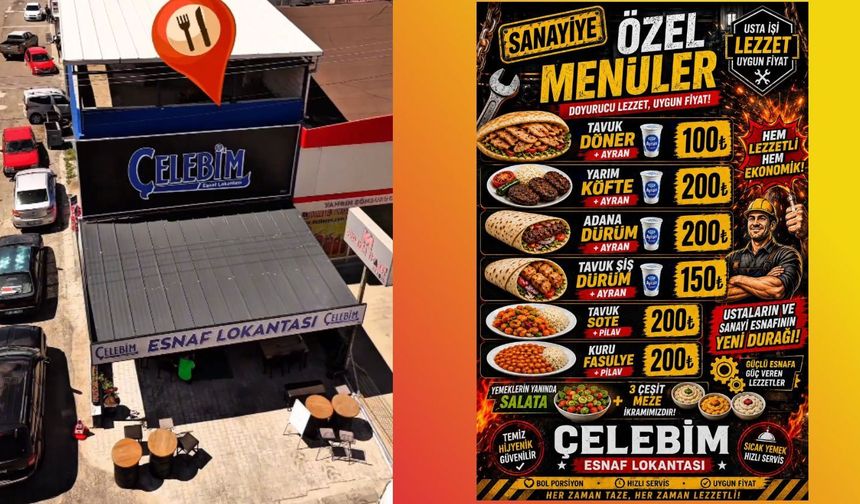Nevşehir’de Sanayiye Özel Lezzetlerin Adresi: Çelebim Esnaf Lokantası
