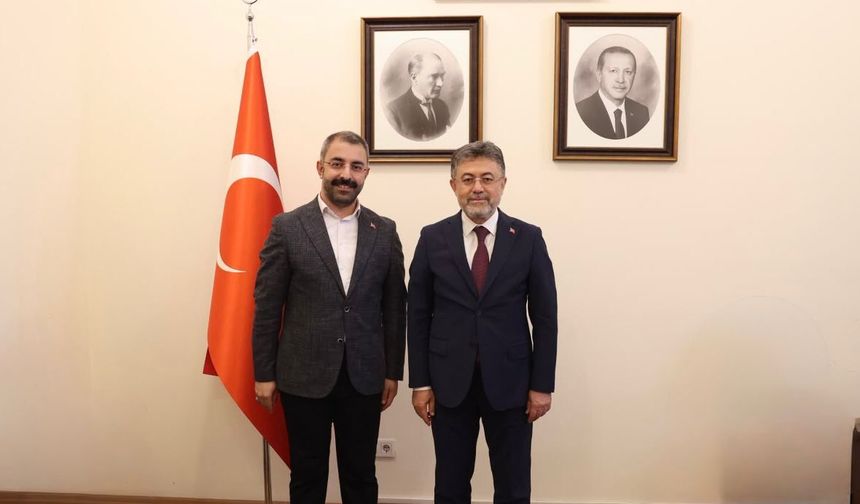 Karapınar Belediye Başkanı Yasin Güneş'ten Bakan Yumaklı'ya Teşekkür Ziyareti