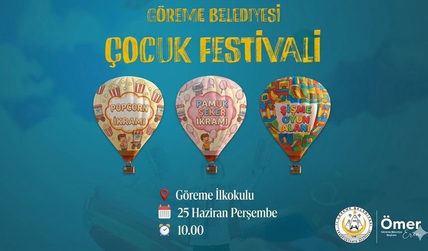 Göreme’de 2. Çocuk Festivali 25 Haziran’da Düzenlenecek