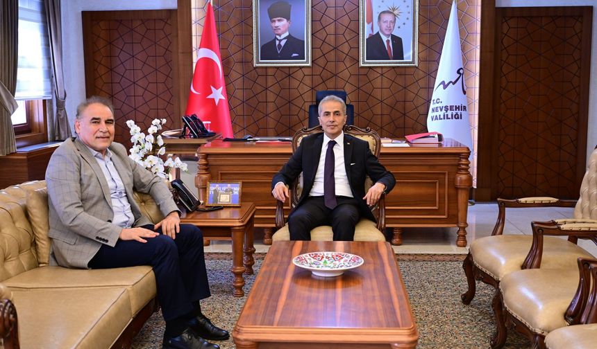 AK Parti 27. Dönem Nevşehir Milletvekili Yücel Menekşe’den Vali Hüseyin Kök’e Hayırlı Olsun Ziyareti
