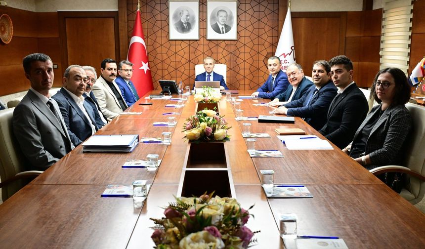 Vali Hüseyin Kök Başkanlığında OSB Değerlendirme Toplantıları Gerçekleştirildi