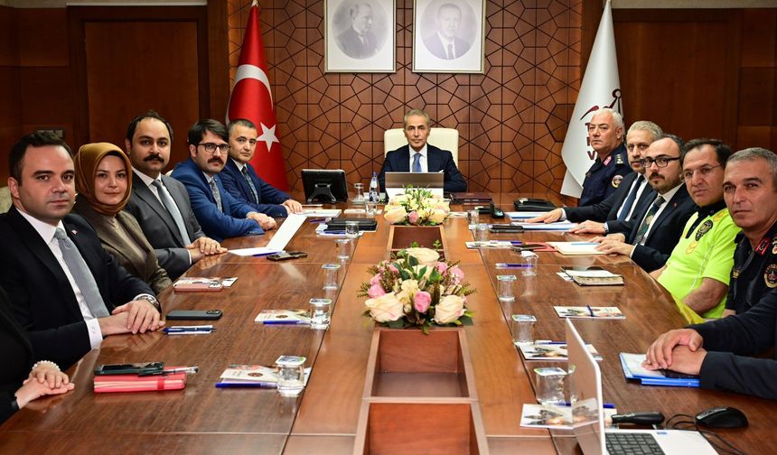 Nevşehir'de İl Güvenlik Koordinasyon Toplantısı Gerçekleştirildi