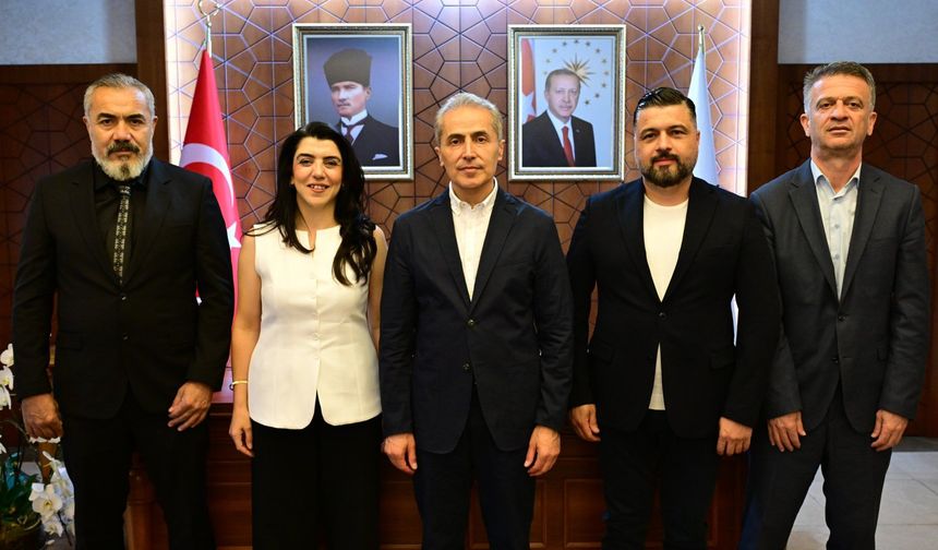 Özel Versa Hastanesi Yönetiminden Vali Hüseyin Kök’e Hayırlı Olsun Ziyareti