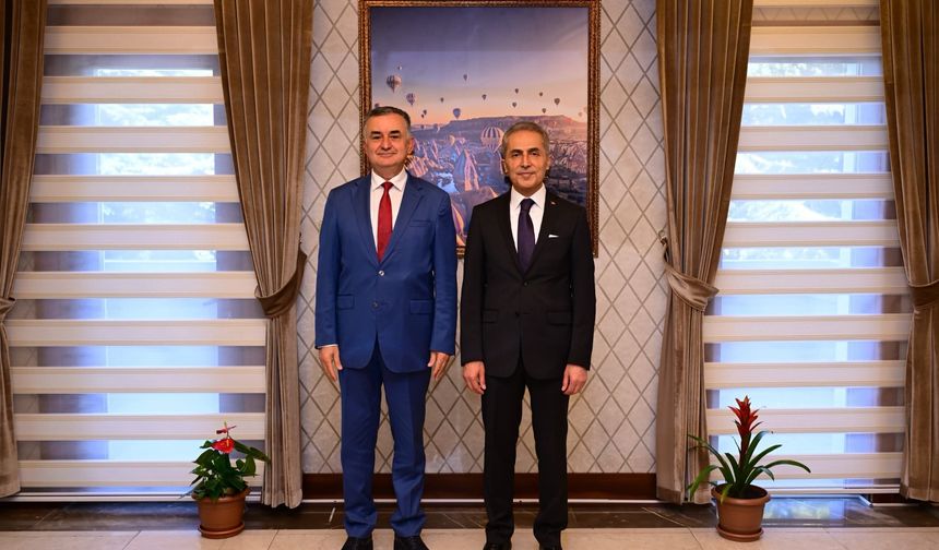 Mülkiye Teftiş Kurulu Başkan Yardımcısı Hüseyin Nail Atay’dan Vali Hüseyin Kök’e Hayırlı Olsun Ziyareti