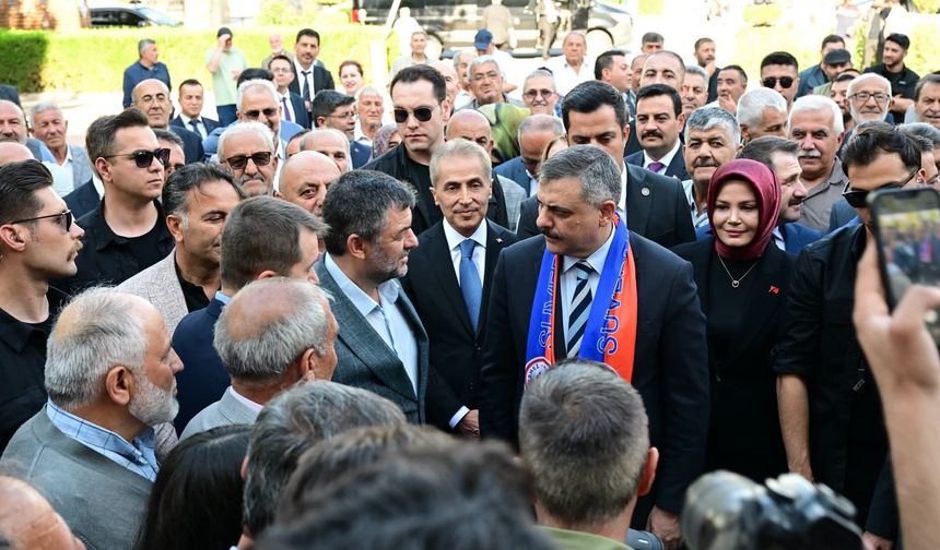 İçişleri Bakanı Mustafa Çiftçi, Daha Önce Kaymakam Olarak Görev Yaptığı Derinkuyu Kaymakamlığı’nı Ziyaret Etti