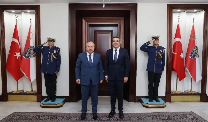 Kapadokya Alan Başkanı A. Cem Aslanbay’dan Emniyet Genel Müdürü Ali Fidan’a Hayırlı Olsun Ziyareti