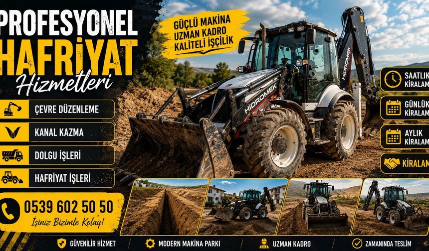 Nevşehir’de Çevre Düzenleme, Hafriyat ve İş Makinesi Kiralamada Profesyonel Hizmet