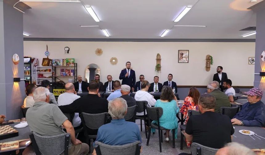Kapadokya Alan Başkanı Cem Aslanbay Mustafapaşa’da Vatandaşlarla Buluştu
