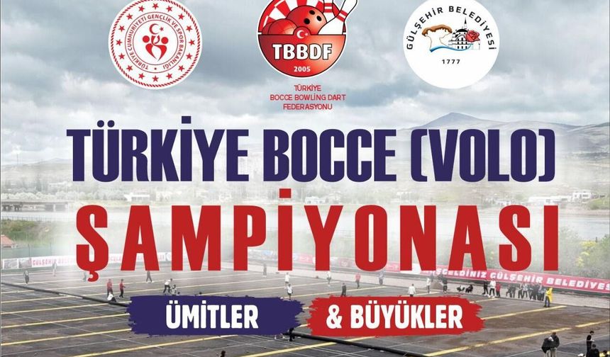 Bocce Volo Türkiye Şampiyonası Gülşehir’de Başlıyor