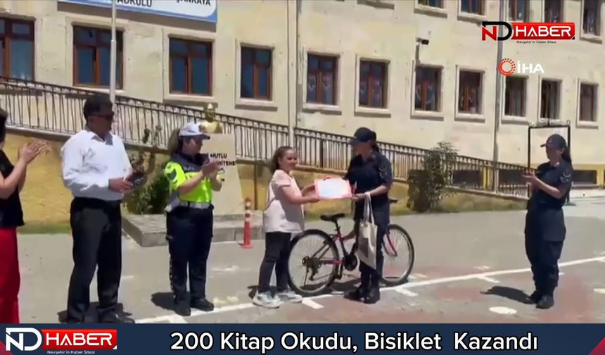 200 Kitap Okudu, Bisikleti Kazandı