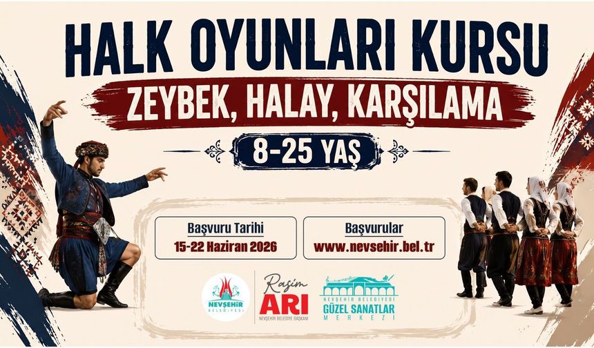 Nevşehir Belediyesi’nde “Halk Oyunları Kursları” Başlıyor