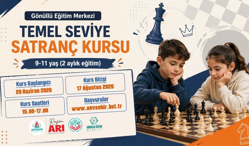 Nevşehir Belediyesi'nden Çocuklara Satranç Müjdesi