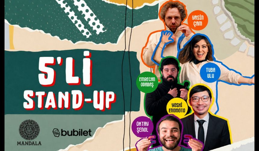 Nevşehir'de 5'li Stand-Up Gecesi: Kahkaha Fırtınası 29 Haziran'da
