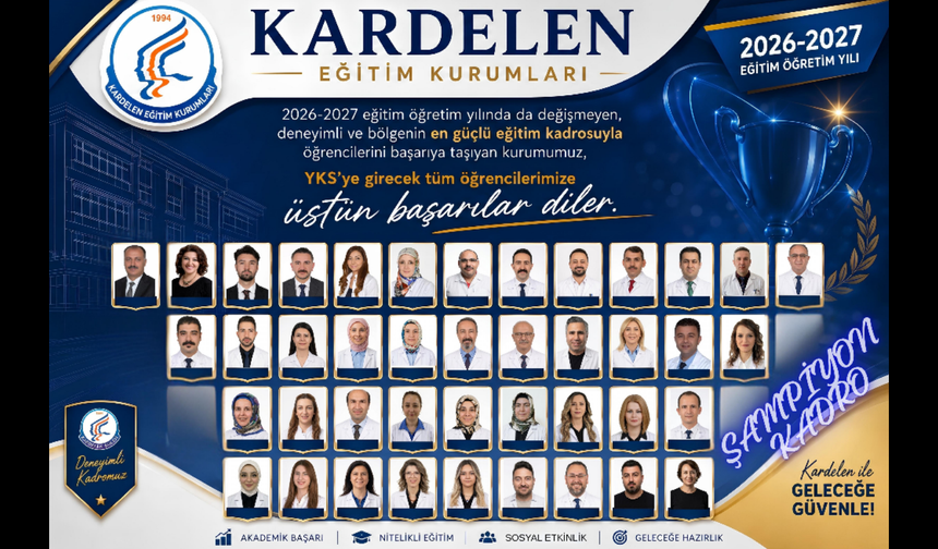 Nevşehir’in Şampiyon Kadrosu YKS Adaylarına Başarılar Diliyor