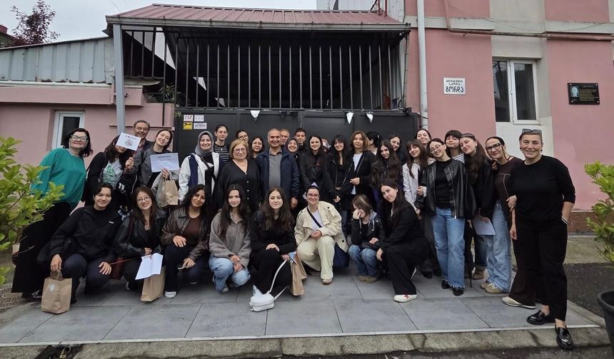 Nevşehir Cemil Meriç Sosyal Bilimler Lisesinden Gürcistan'a Kardeşlik Köprüsü