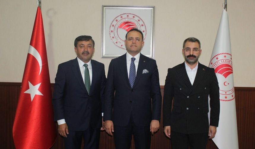 Başkan Güneş ve Başkan Eroğlu'ndan Ankara'da Nezaket Ziyaretleri
