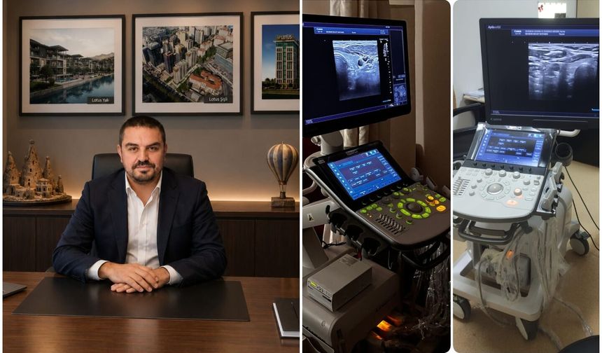 Hayırsever İş İnsanı Ali Ceylan'dan Nevşehir Devlet Hastanesi'ne Ultrason Cihazı Bağışı