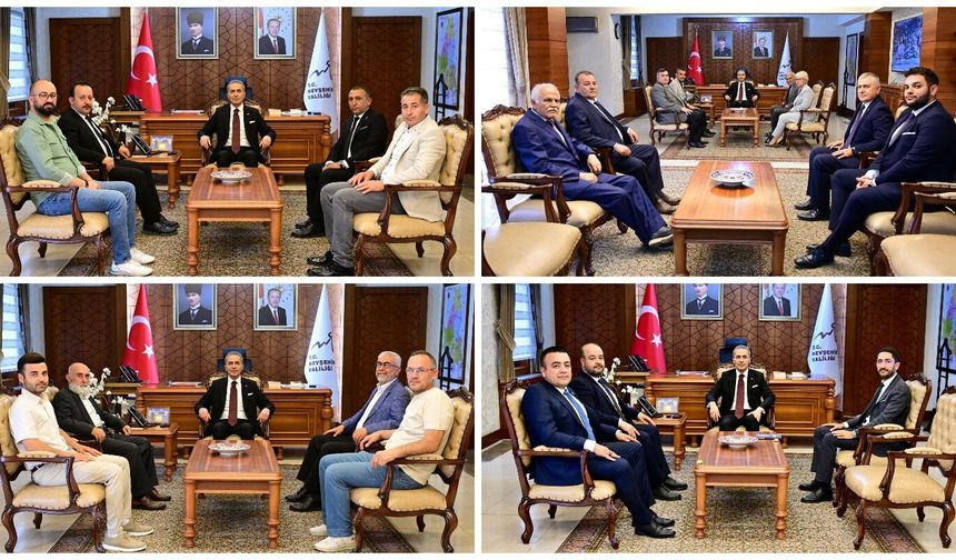 Siyasi Parti İl Başkanlarından Vali Hüseyin Kök'e Hayırlı Olsun Ziyaretleri