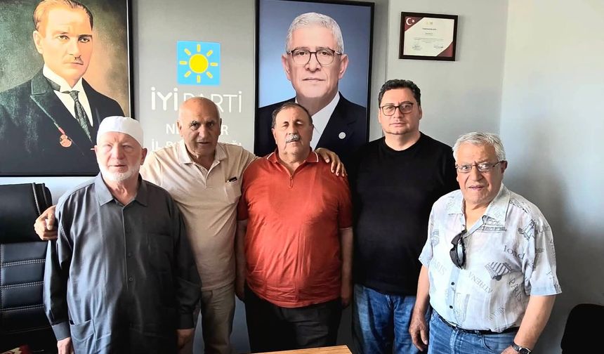 GÖRBİR Yöneticileri Erol Mutlu ve Hafız Mahmut Kemikkıran'dan İYİ Parti'ye İade-i Ziyaret