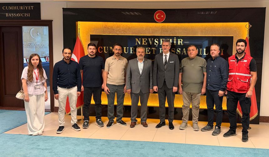 Cumhuriyet Başsavcısı Adem ÇALIŞ’a Kızılay Nevşehir'den Hayırlı Olsun Ziyareti