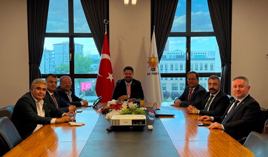 Milletvekili Emre Çalışkan, Belde Belediye Başkanlarını AK Parti Genel Merkezi’nde Ağırladı