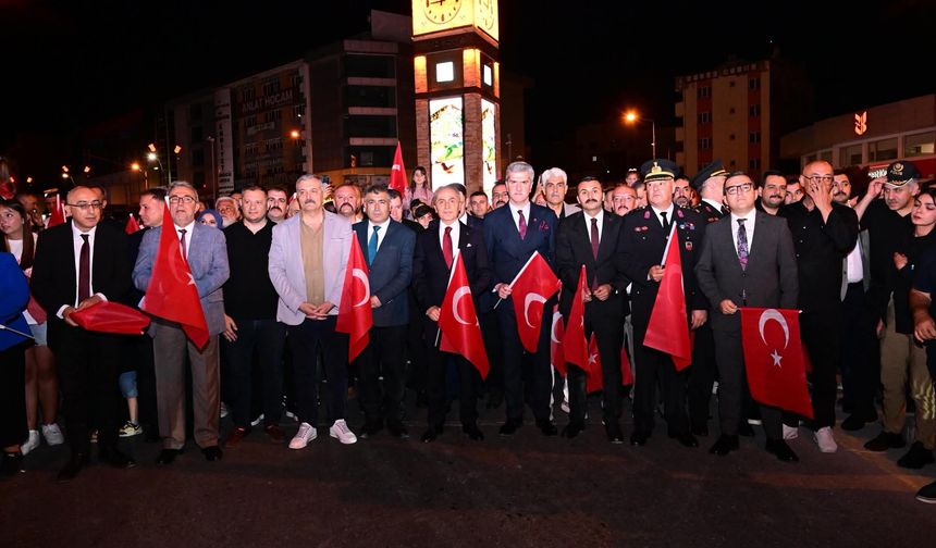 Nevşehir'de 15 Temmuz Millî Birlik Yürüyüşü Düzenlendi