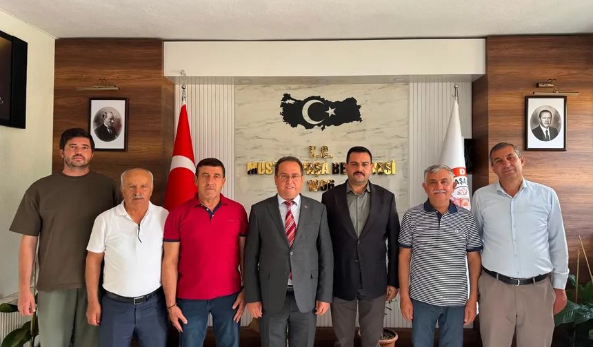 İl Genel Meclisi Başkanı Serkan Feralan'dan Mustafapaşa Belediye Başkanı Mustafa Özer'e Hayırlı Olsun Ziyareti