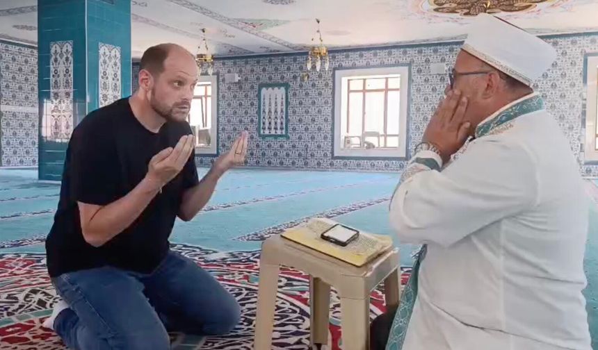 Nevşehir'de Duygulandıran İhtida Töreni: Alman Damat Müslüman Oldu