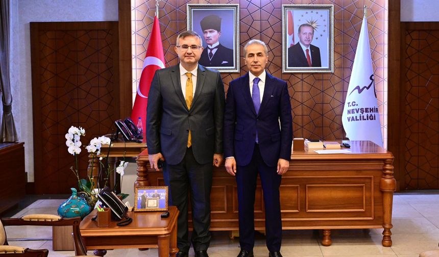 Eskişehir Vali Yardımcısı Adem Keleş'ten Vali Hüseyin Kök'e Ziyaret