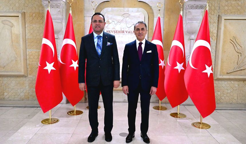 Tarım ve Orman Bakan Yardımcısı Ebubekir Gizligider'den Vali Hüseyin Kök'e Ziyaret