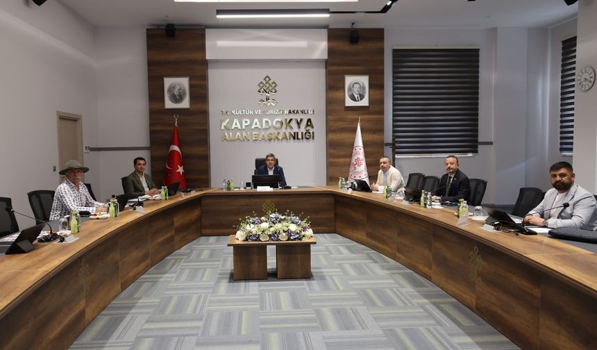 Kapadokya Alan Başkanı Aslanbay, Kapadokya Stratejik İstişare Heyeti ile görüştü