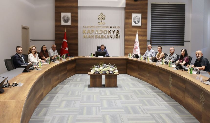 Kapadokya Alan Başkanı Aslanbay Başkanlığında Tarihi Kiliselerin Mevcut Durumu Görüşüldü