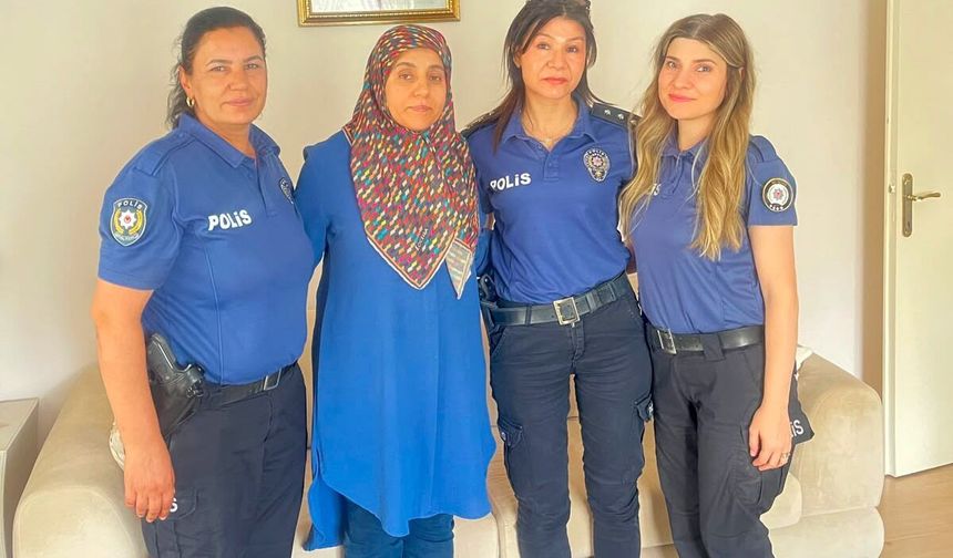 Şehit Polis Memuru Murat Hamleci'nin Eşi Ziyaret Edildi