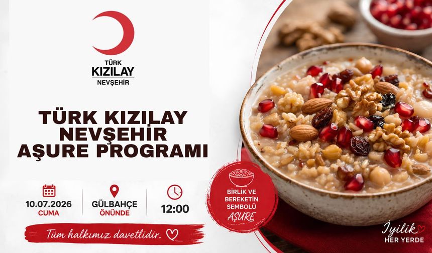 Türk Kızılay Nevşehir'den Aşure Programına Davet