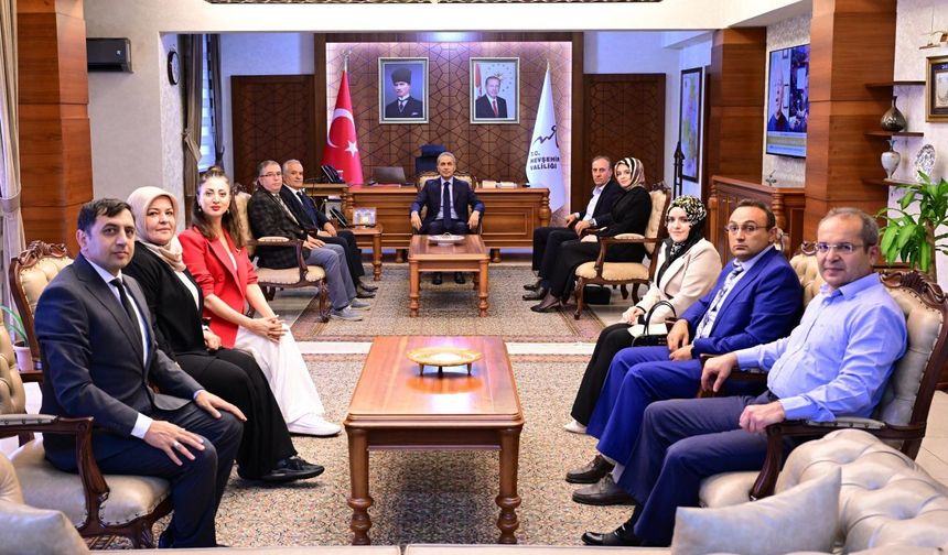 BÜRO MEMUR-SEN NEVŞEHİR ŞUBE YÖNETİMİNDEN VALİ HÜSEYİN KÖK'E ZİYARET