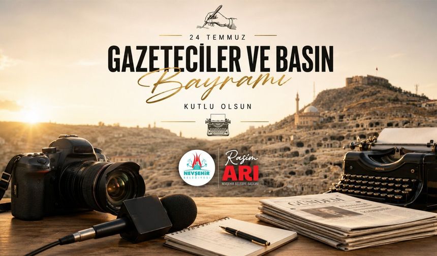 Başkan Arı, 24 Temmuz Gazeteciler ve Basın Bayramını Kutladı