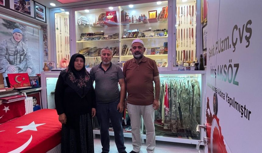 15 Temmuz'da Şehit İdris Aksöz'ün Ailesine Anlamlı Ziyaret
