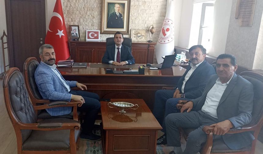 Belediye Başkanlarından Kaymakam Emre Konak’a Hayırlı Olsun Ziyareti